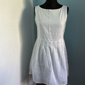 Uniqlo white summer dress